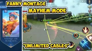 FANNY MONTAGE IN MAYHEM MODE | FANNY MAYHEM IS VERY OP | MOBILE LEGENDS