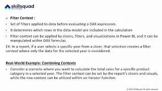 4.9 Context in DAX in Power BI