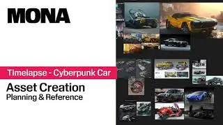 Timelapse Cyberpunk Car | Planning, Story, And Reference