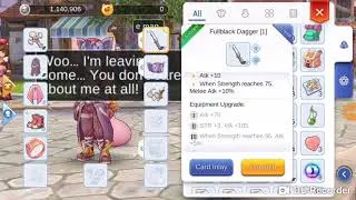 Ragnarok Eternal Love | Guide | How to Upgrade Weapon | Fullblack Dagger