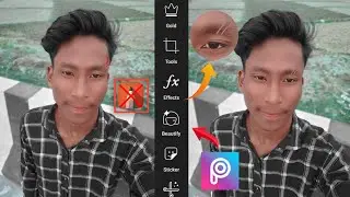 How to cut your eyebrows in PicsArt 💥