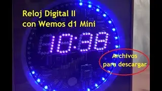 Reloj Digital Arduino Wemos Led - Parte 1