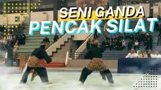 Penampilan seni ganda pencak silat Indonesia di kejuaraan silat wbsc 2024