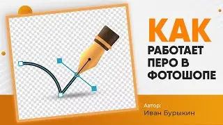 Уроки по фотошопу / Инструмент перо в фотошопе. Как пользоваться пером в Фотошопе? ОСНОВЫ работы!