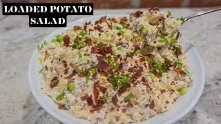 EASY potato salad recipe - Loaded potato salad