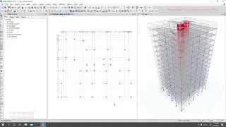 32. CSI ETABS v22 2024: Modify Model in Etabs - Assign Support System and support System selection