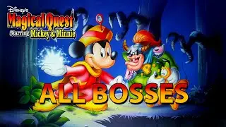 [SNES] Disney's Magical Quest - All bosses