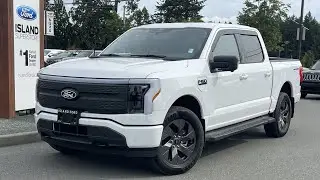 2024 Ford F-150 Lightning Flash 131 Kwh Ext Range Battery, Max Trailer Tow + Review | Island Ford