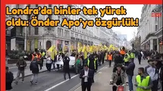 Londra’da binler tek yürek oldu: Önder Apo’ya özgürlük!