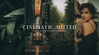 Cinematic Muted Lightroom Preset | Lightroom Mobile Preset Free DNG & XMP | Cinematic presets