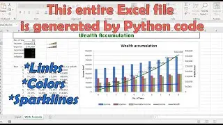 Use Python Xlsxwriter To Create Excel Format, Table and Chart(Part 3)