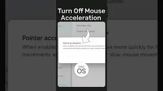 How To Turn Off Mouse Acceleration On MacOS