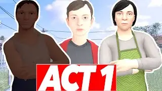 SCHOOLBOY RUNAWAY STEALTH Gameplay Walkthrough Part 1 - Act 1 Escape (iOS, Android)