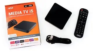 ТВ ПРИСТАВКА НА АНДРОИДЕ 4K HIPER MEDIA TV i5 - медиаплеер для просмотра фильмов и сериалов