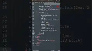 Button Click Effect | HTML CSS