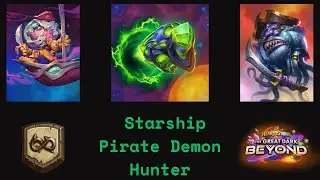 Pirate Starship Demon Hunter, The Best New Deck To Reach Legend! (Hearthstone Wild)