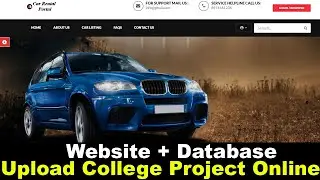 How to upload a College project Online with MySQL database | Web Hosting | Online server PhpMyadmin