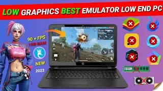 Fastest and Lite New Emulator For Free Fire Low End PC  | 1GB Ram Without Graphics Card Low PC💻 2023