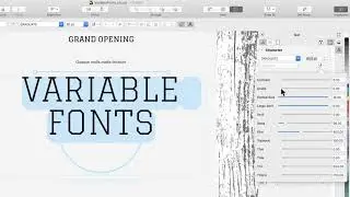 Variable Fonts | CorelDRAW for Mac