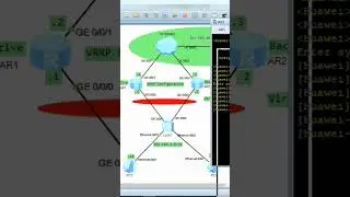 VRRP Configuration Huawei eNSP