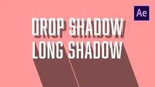 Add a Drop Shadow & Create a Long Shadow Effect in After Effects | AE CC 2022