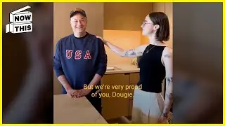Doug Emhoff's Kids Pump Him Up Before DNC Speech