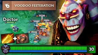 +1000 Damage Per Second Witch Doctor🔥🔥🔥Mid lane 31 Kills | Dota 2 Gameplay