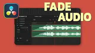 Fade audio in DaVinci Resolve 18 Tutorial for Beginners