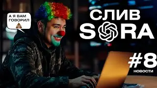 НОВОСТИ ИИ #8 Слив Sora. Midjourney редактор для всех. Обновления Chatgpt