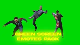 GREEN SCREEN EMOTES PACK - RARE MYTHIC EMOTES GREEN SCREEN FREE TO USE PACK - HYPER GAMING 😘