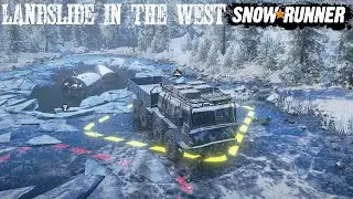 Chernokamensk Amur Russia Landslide In The West Task Snowrunner Phase 4 DLC Gameplay
