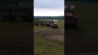 Кировец К 739Ст на выгрузке сенажа #farming #сельскоехозяйство