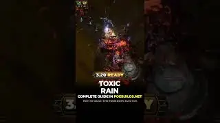 3.20 TOXIC RAIN RAIDER - BUILD GUIDE | PoE Builds | #shorts #poe #pathofexile