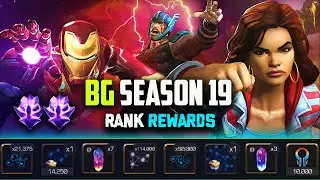 Battlegrounds Season 19 Rank Rewards! 2 7-Star Crystals & More! MCOC