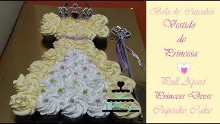 Pull Apart Princess Dress Cupcake Cake (ENG SUBS)
