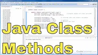 Java Programming Tutorial - 07 - Adding a Method to a Class