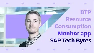 SAP Tech Bytes: Deploying the BTP Resource Consumption Monitor application