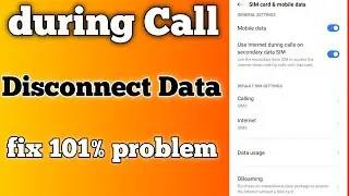 call aane par net nahi chalta // call aane par data band ho jata hai #viral