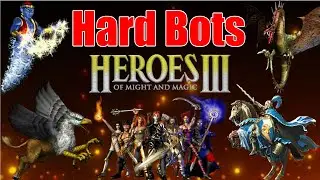 Heroes 3 SoD / MaxBraga (Цитадель) vs Timbuktu (Крепость) / Шаблон Diamond / Турнир Hard Bots