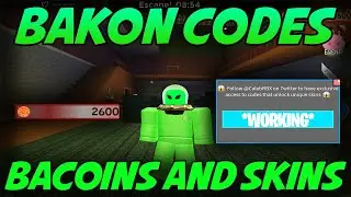 All 2020 Working Bakon Codes! Bacoins And Skins! (Roblox)