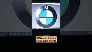 BMW Logo Drawing Using Python Turtle | Python Turtle Graphics | Python Beginner Projects| 
