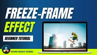 DaVinci Resolve 17 - How to Freeze Frame | Fast Tutorial (2022)