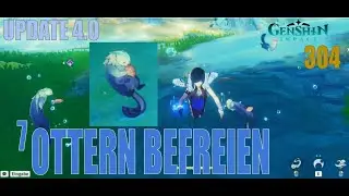 Genshin Impact #304: Fontaine 4.0-  7 Süße Ottern retten - 8 Truhen ! versteckte Quest