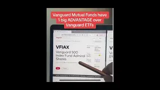 Vanguard mutual funds have 1 BIG ADVANTAGE over Vanguard ETFs 