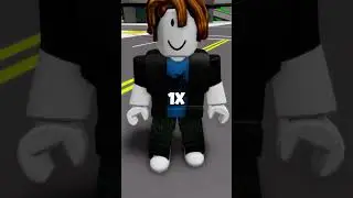 3X 2X 1X 0.5X 🤐🤫 #shorts #roblox