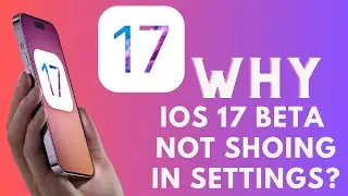 iOS 17 Beta Update Not Showing On iPhone