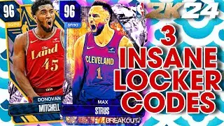 *3* FREE INSANE LOCKER CODES IN NBA 2K24 MyTEAM