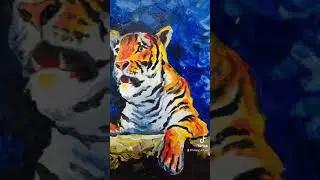 Тигр- рисуем символ наступающего Нового года