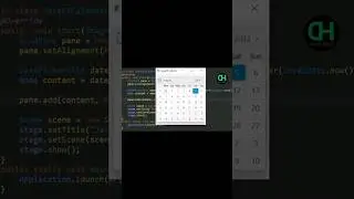 Create Calendar in JavaFX 