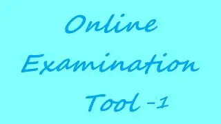 Online Examination Tool Part-1